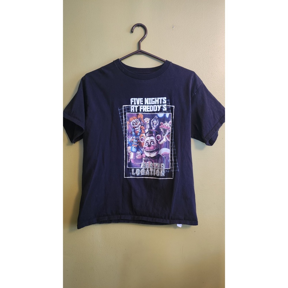 Five Nights At Freddy's Youth‎ Extra Large Black Graphic T Shirt